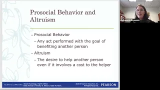 Social Psychology: Chapter 11 (Prosocial Behavior) Part 1