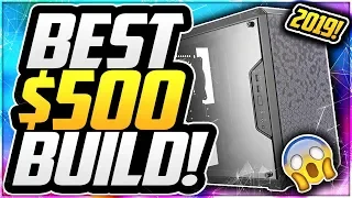 Ultimate $500 BUDGET Gaming PC Build 2019! 😱 BEST Budget PC for Beginners! (w/ Benchmarks)