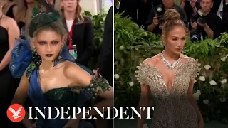 Met Gala 2024: Zendaya and Jennifer Lopez arrive