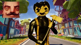 Hello Neighbor - My New Neighbor Sammy Lawrence (Bendy) Act 4 Final Gameplay Walkthrough