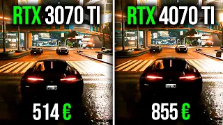 RTX 3070 Ti vs RTX 4070 Ti - Test in 8 Games