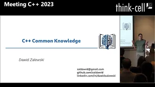 C++ Common  Knowledge - Dawid Zalewski - Meeting C++ 2023