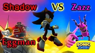 Sonic Dash - Shadow VS Zazz VS Eggman [Widescreen / Landscape 1080p]