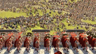 Romans LAST STAND Against THE HUNS (20K Men Siege) - ROME 2 Total War