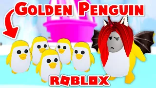 I Got SO MANY GOLDEN PENGUINS I BECAME A GOLDEN PENGUIN In Adopt Me! (Roblox)