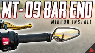 2021 Yamaha MT-09 Bar End Mirror Install