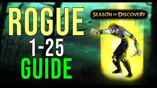 I TRIED EVERY BUILD. Phase One Rogue 1-25 Leveling Guide SoD