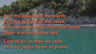 For the Beauty of the Earth [Tune: Rutter - 4vv] [with lyrics for congregations]