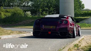 Adam Crispin’s Nissan GTR (R35) on Air Suspension – #LifeOnAir