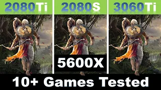 Nvidia RTX 2080Ti vs 2080 super vs 3060Ti Testing Ryzen 5600x in 1440p & 4k