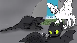 Toothless x Light Fury #8 Intersection of Worlds