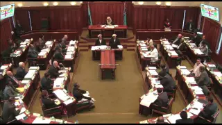 Fijian Minister for Minister for Finance, Hon. Aiyaz Sayed-Khaiyum responds to question