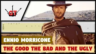 Ennio Morricone【EASY GUITAR TAB】- The Good The Bad And The Ugly