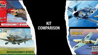 SO MANY OPTIONS. WHICH IS BEST? 1/72 Messerschmitt Bf109G Kit Comparison