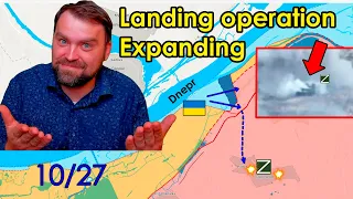 Update from Ukraine | The Ukrainian Landing Operation Expands | Ruzzia Losses it
