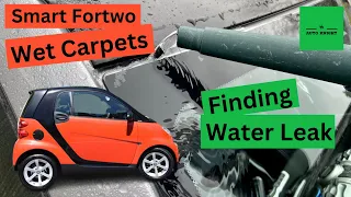 Smart Fortwo 451 - Finding Interior Water Leak Causing Wet Carpets