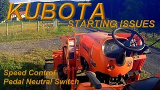 Kubota Tractor won't start...Try This