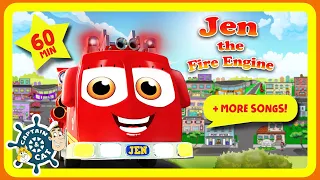 Jen the Fire Engine + More Kids Songs!