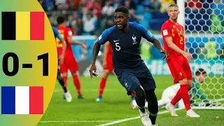 France vs Belgium 0-1 World Cup(2018) Highlights and Goals HD.