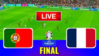 PORTUGAL vs FRANCE || Final UEFA Euro 2024 || Full Match All Goals - Live Football Match || PES 21