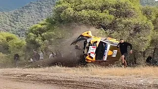 Acropolis Rally 2023 Λουτράκι Ατύχημα WRC Georg Linnamae Crash Greece Loutraki