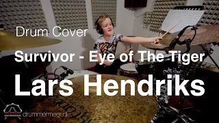 The Eye of the Tiger - Drum Cover - Survivor - Drummer Lars Hendriks (8 Years Old)