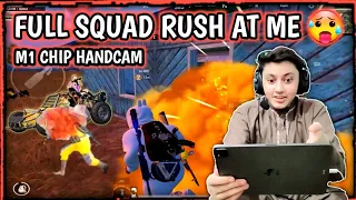 FULL SQUAD RUSH ME - IPAD M1 CHIP PUBG HANDCAM GAMEPLAY | 4-FINGERS CLAW + FULL GYRO