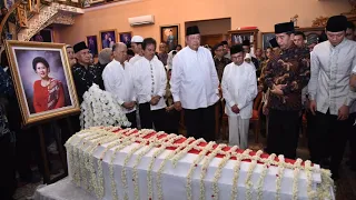 Presiden Jokowi Melayat ke Rumah Duka Almarhumah Ibu Ani Yudhoyono, Bogor, 1 Juni 2019