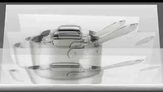 All Clad 700362 MC2 Professional Master Chef 2 Stainless Steel Tri Ply Bonded Cookware Set