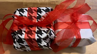 Claire’s ASMR Gift wrapping 💝how to wrap small candy 🎀 Part 1 💝no talking🎀 ribbons🎁🎀💝