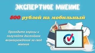 Экспертное мнение. Заработок на опросах