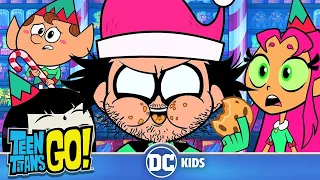 Teen Titans Go! En Latino | Elfos traviesos y Papá Noel  | DC Kids