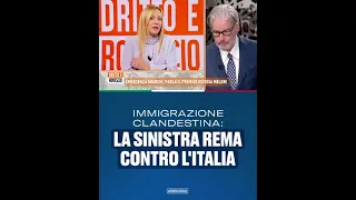 Nel contrasto all'immigrazione clandestina la sinistra, tenta in ogni modo di ostacolare il Governo