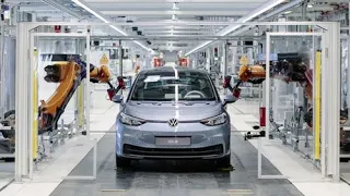 Car Factory - Volkswagen ID.3 Production At Zwickau Plant Germany