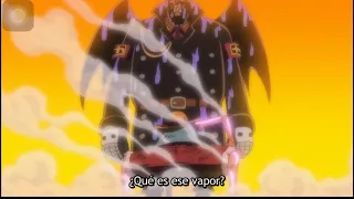 Luffy vs Magellan sub español / Luffy sacrifica sus brazos / One piece capitulo 435 sub español