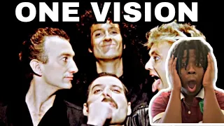 FIRST TIME REACTION- Queen - One Vision (Extended) 1985 [Official Video]