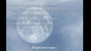 Brahms Piano Concerto No.2 Richter - Leinsdorf