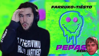 REACCIÓN A | FARRUKO, TIESTO - PEPAS (TIESTO REMIX)