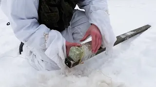 Военные подорвали лед в Удмуртии