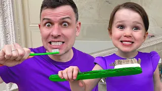 Stefy copying Dad for 24 hours challenge