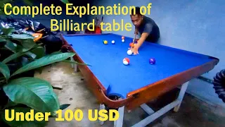 Complete Explanation of Billiard Table Under 100 usd