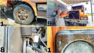 How to wash a dirty truck volvo N10 1981