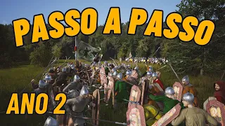 ANO 2 - GUIA COMPLETO PASSO A PASSO de MANOR LORDS! Preparação de EXÉRCITOS e ECONOMIA FORTE!