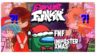 🎤~Friday Night Funkin' REACTS TO Imposter XMAS🎤 |[]|FNF|[]|.?Halloween Special?.|[]|~GCRV~|[]