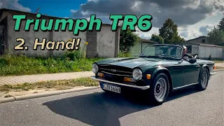 Restaurierter Triumph TR6 Pi: Perfekter Oldtimer für Sonnentage!