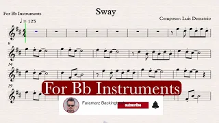 Sway - Play along For Bb instruments