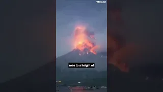 Sakurajima volcano erupted in Japan