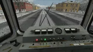 Train Simulator 2018 трамвай ктм 5 (71-605) работа реле , звуки панта