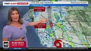 Southern California belted by Tropical Storm Hilary