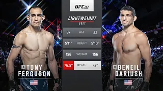 Тони Фергюсон vs Бенеил Дариуш Бой в UFC | UFC 262 | Полный бой